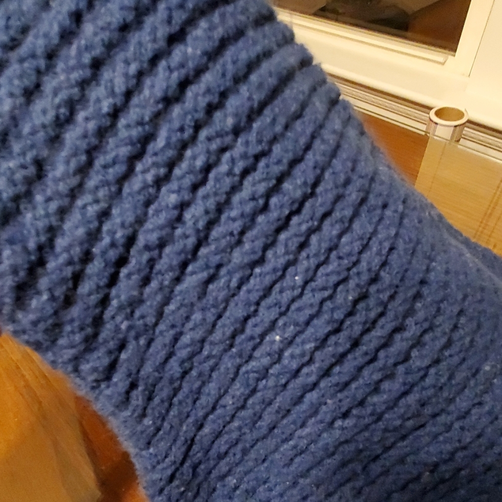 Express Navy Ribbed Sweater Size XS - Picture 5 of 5